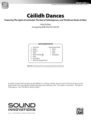 Book cover for Cèilidh Dances: Score