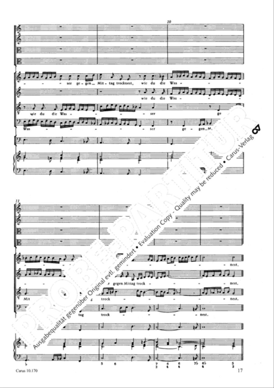 Wenn der Herr die Gefangenen 4-Part scores gallery preview page 18