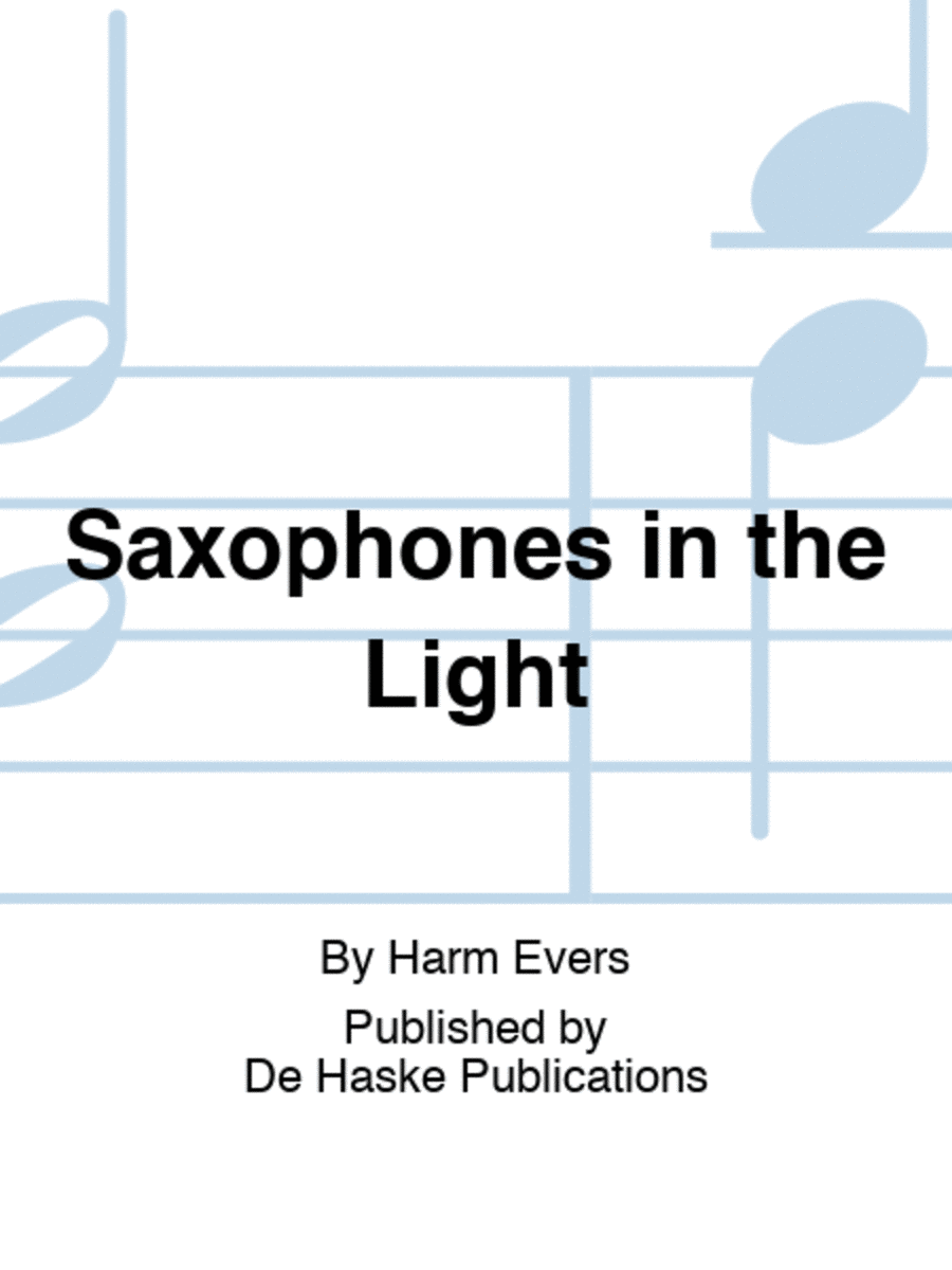 Saxophones in the Light Saxophones in the Light Concert Band scores gallery preview page 1