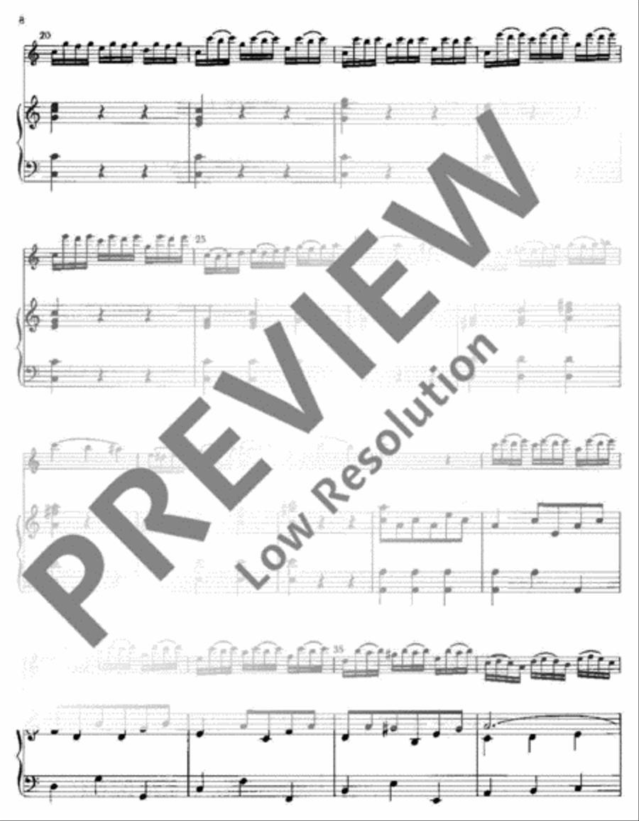 Concerto C major Piccolo scores gallery preview page 9