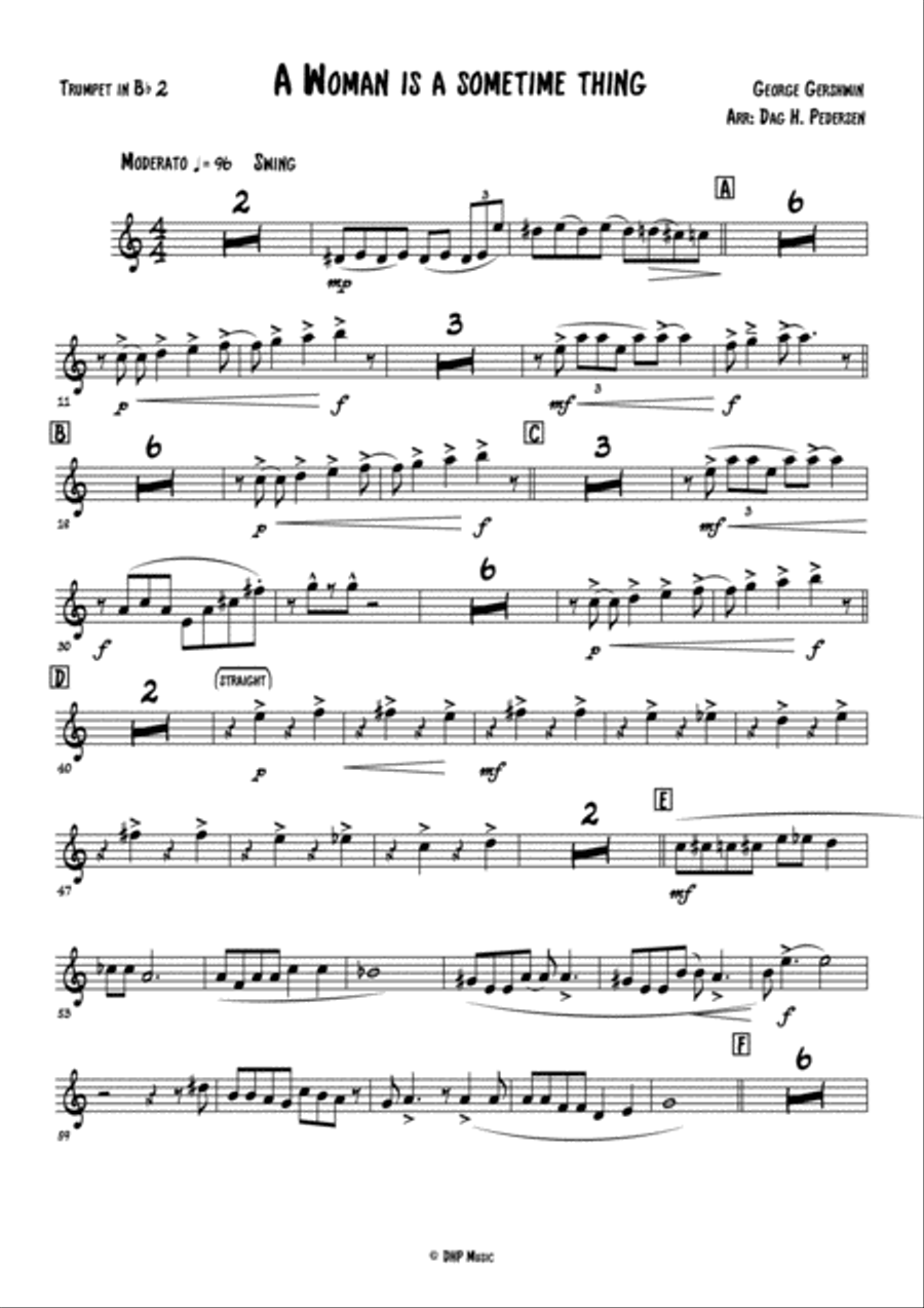 A Woman Is A Sometime Thing from PORGY AND BESS Small Ensemble scores gallery preview page 5