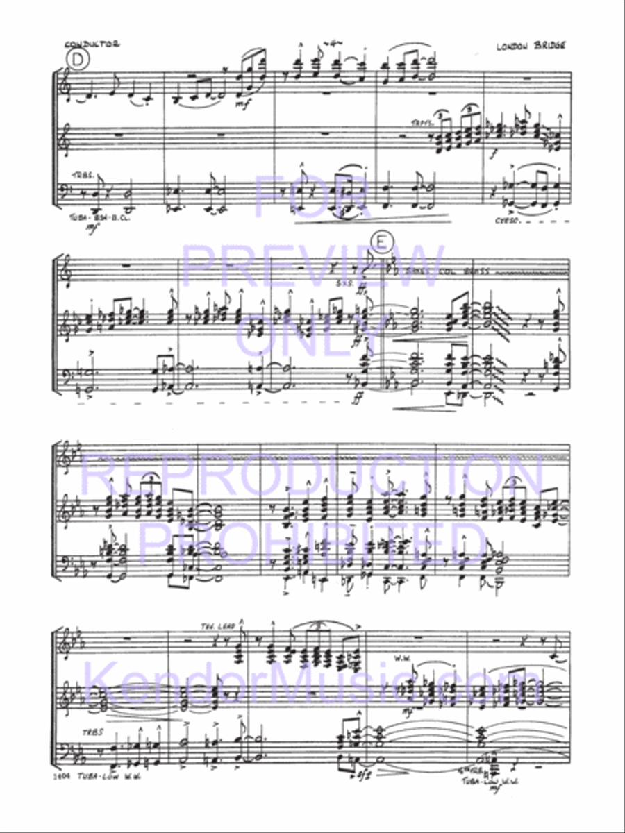 London Bridge Jazz Ensemble scores gallery preview page 5