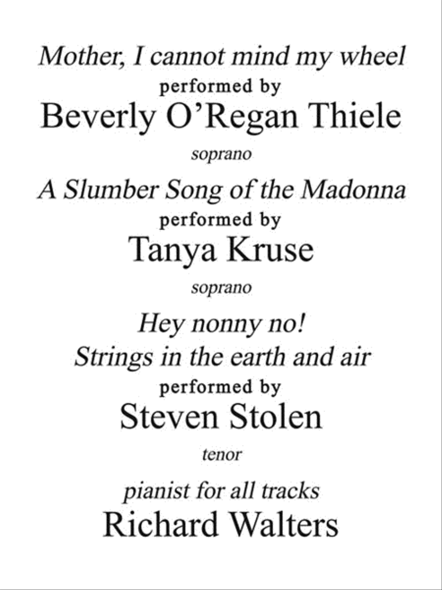 Samuel Barber – 10 Selected Songs High Voice scores gallery preview page 7