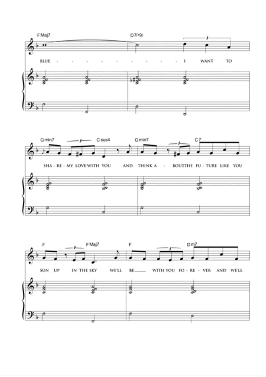 Future sun Future sun Piano, Vocal, Guitar scores gallery preview page 2