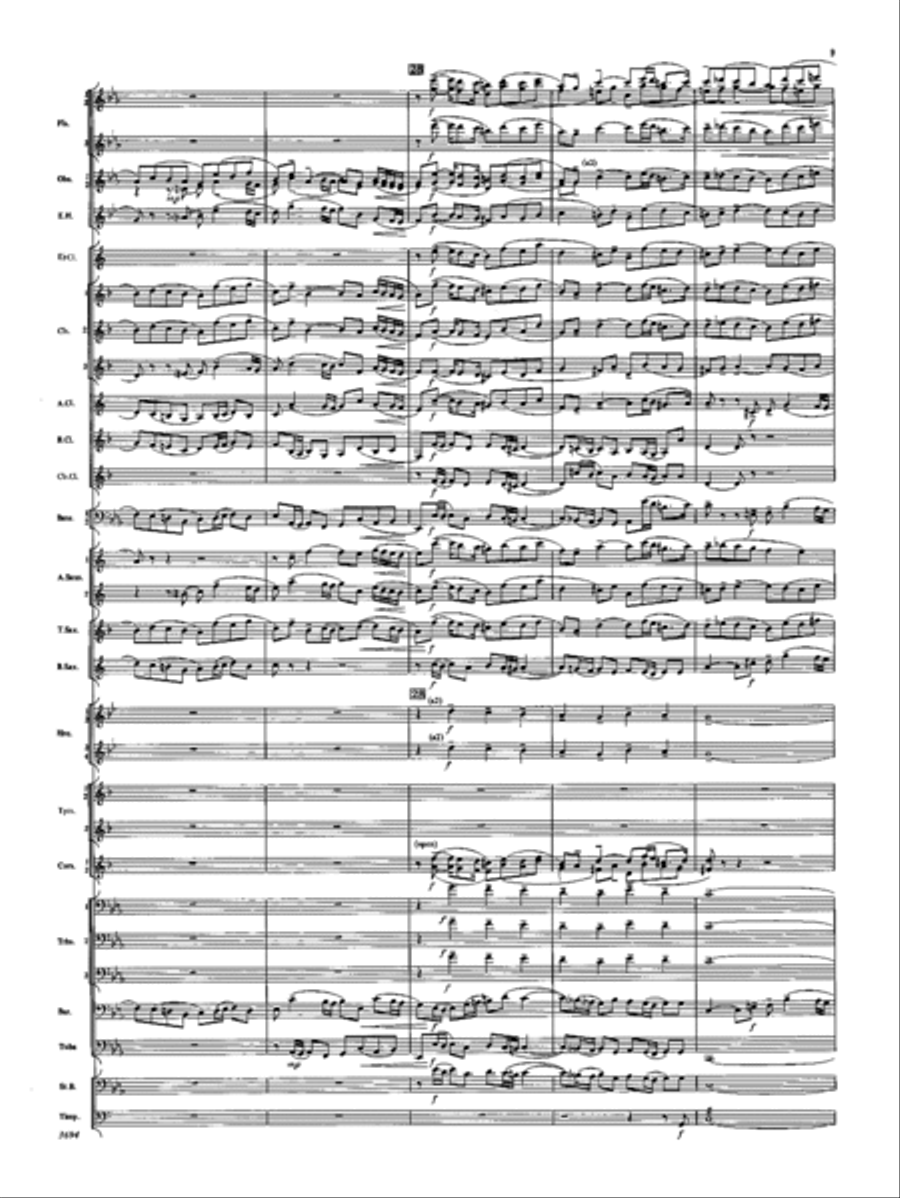 Who Will But Let Himself Be Guided Concert Band scores gallery preview page 7