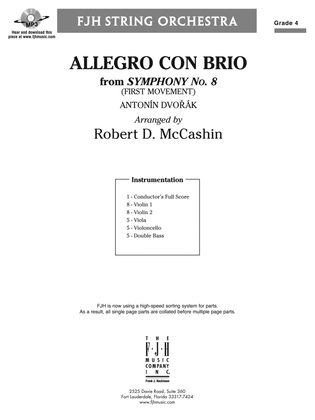 Allegro Con Brio from Symphony No. 8: Score
