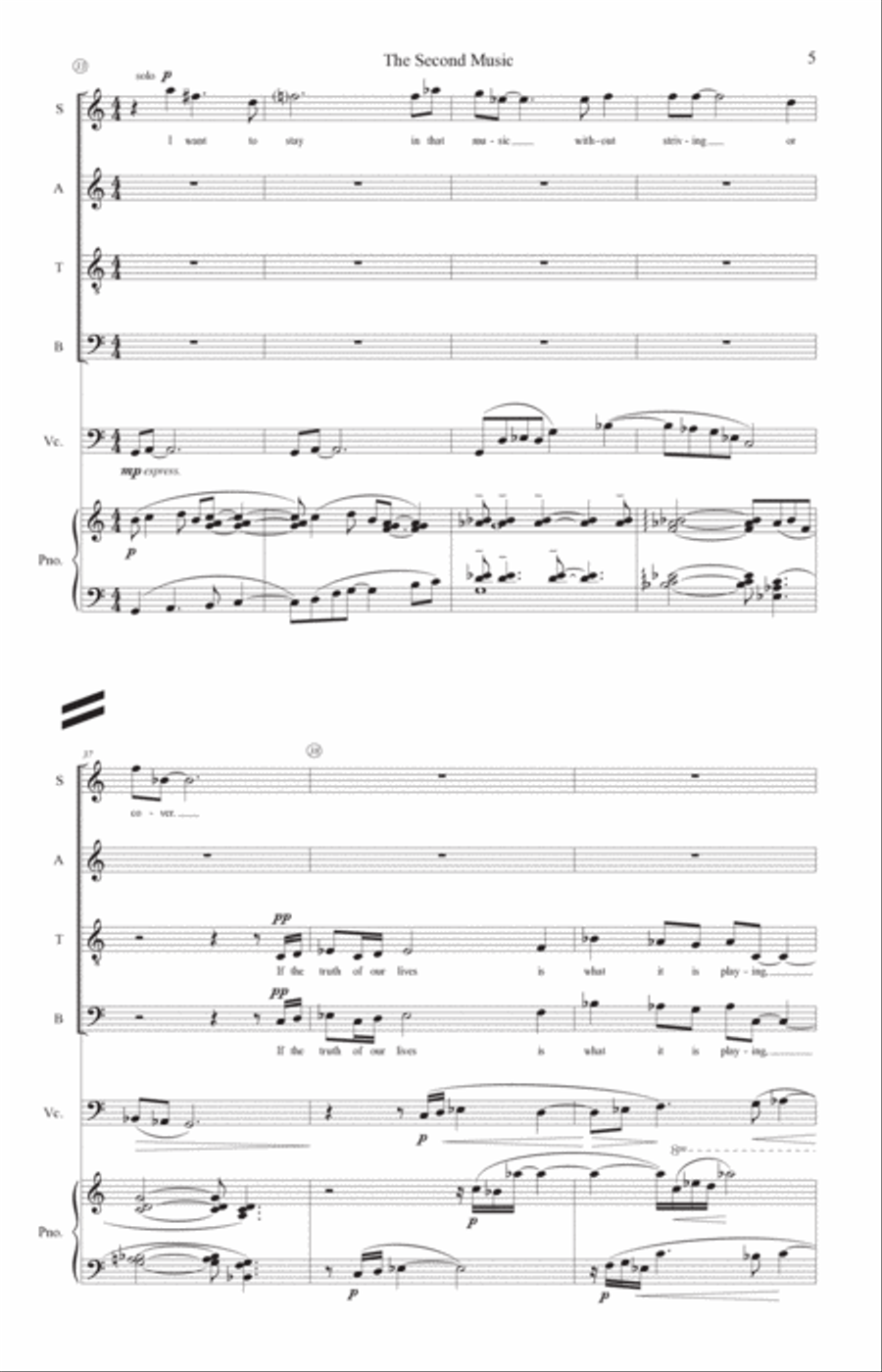 The Second Music 4-Part scores gallery preview page 6