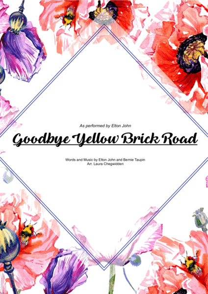 Goodbye Yellow Brick Road by Elton John Cello - Digital Sheet Music