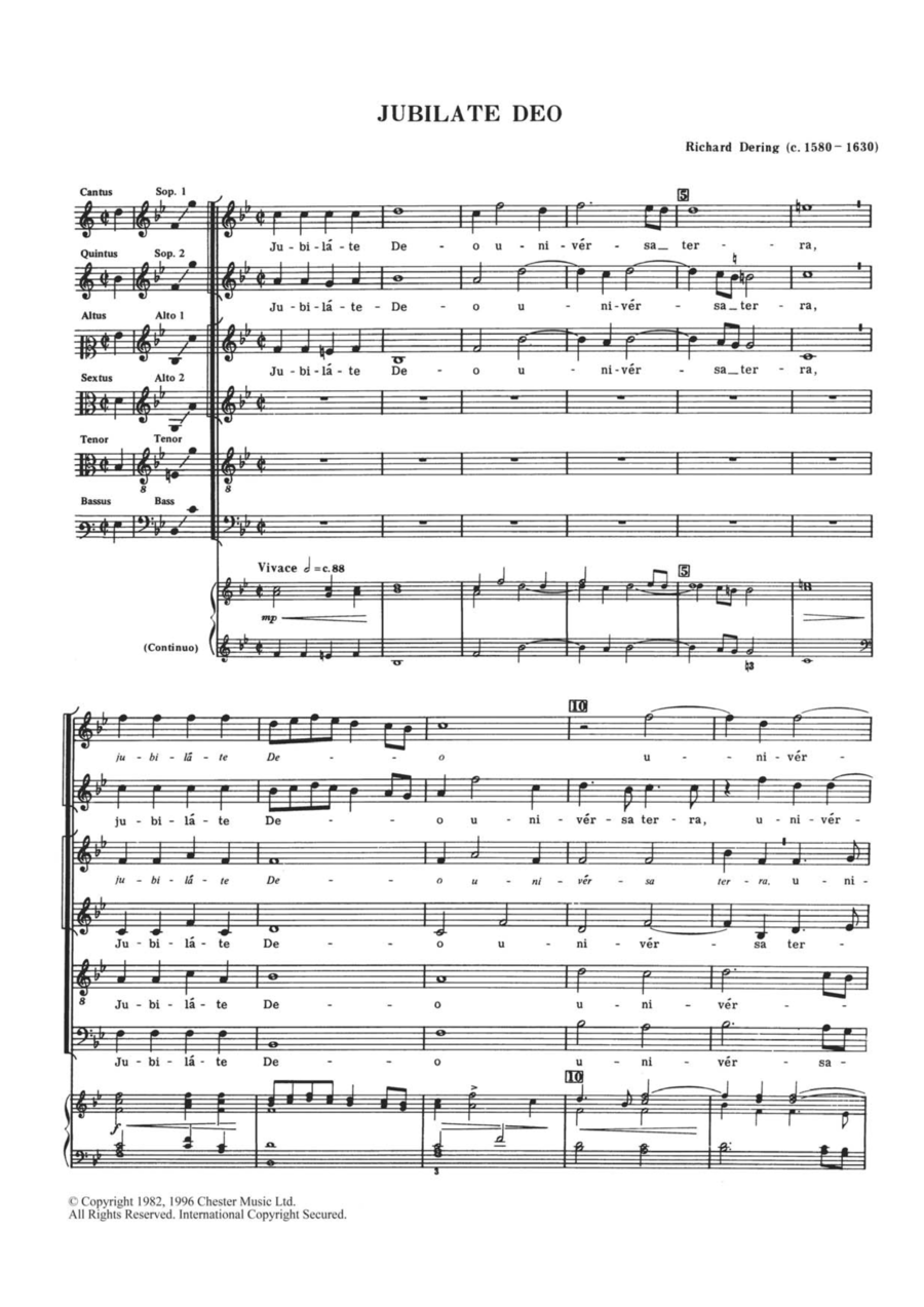 Jubilate Deo Jubilate Deo 4-Part scores gallery preview page 1