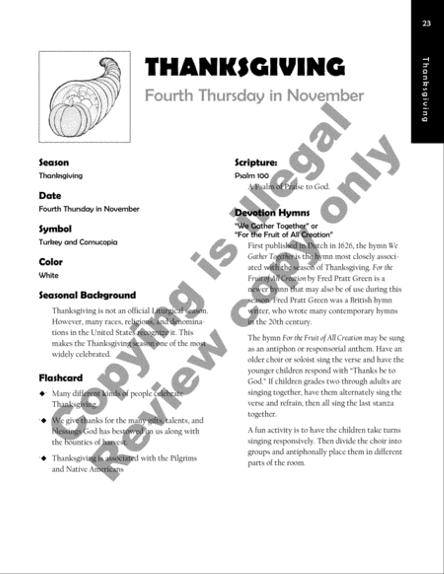 Singing Through the Church Year Children's Choir scores gallery preview page 23