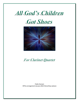 Book cover for All God's Children Got Shoes for Clarinet Quartet