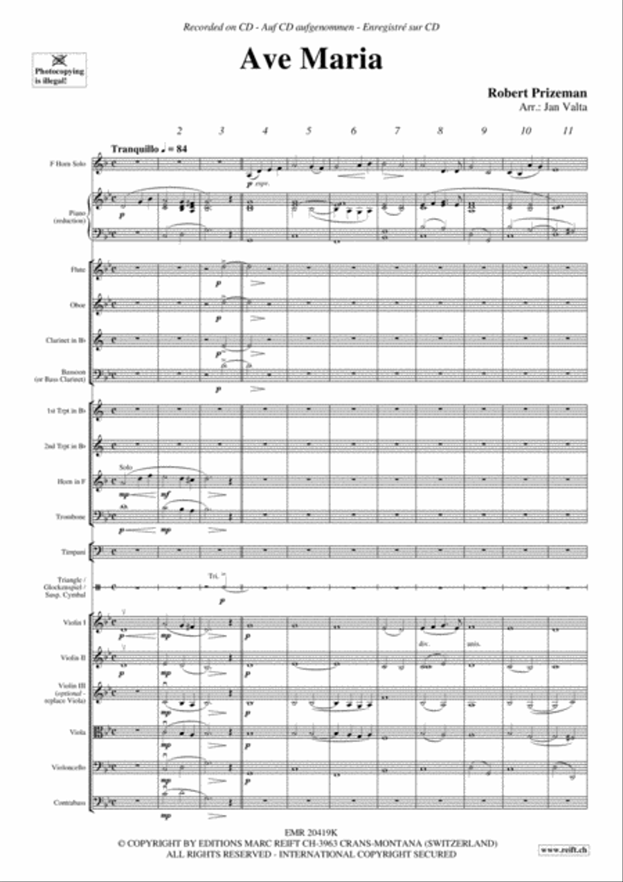 Ave Maria Orchestra scores gallery preview page 3