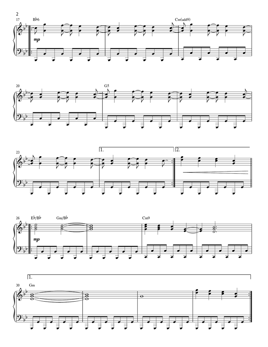 The 2nd Law: Isolated System Easy Piano scores gallery preview page 2