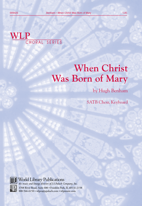 Book cover for When Christ Was Born of Mary