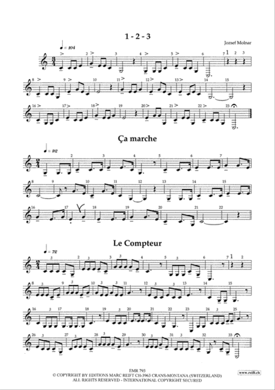 Initiation au Plaisir Alphorn scores gallery preview page 6