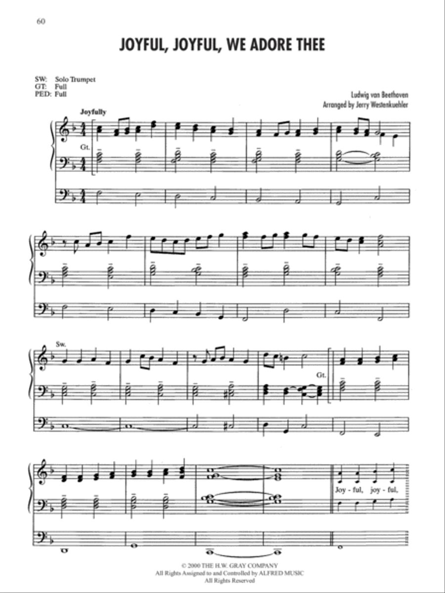Sunday Morning Organist, Volume 4 Organ scores gallery preview page 5