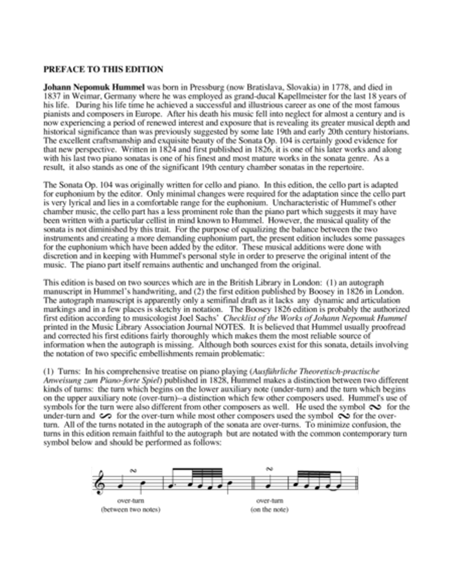 Sonata for Euphonium and Piano, Op. 104 Euphonium scores gallery preview page 2