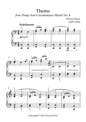 Elgar - Theme from Pomp and Circumstance March No.4(With Note name)