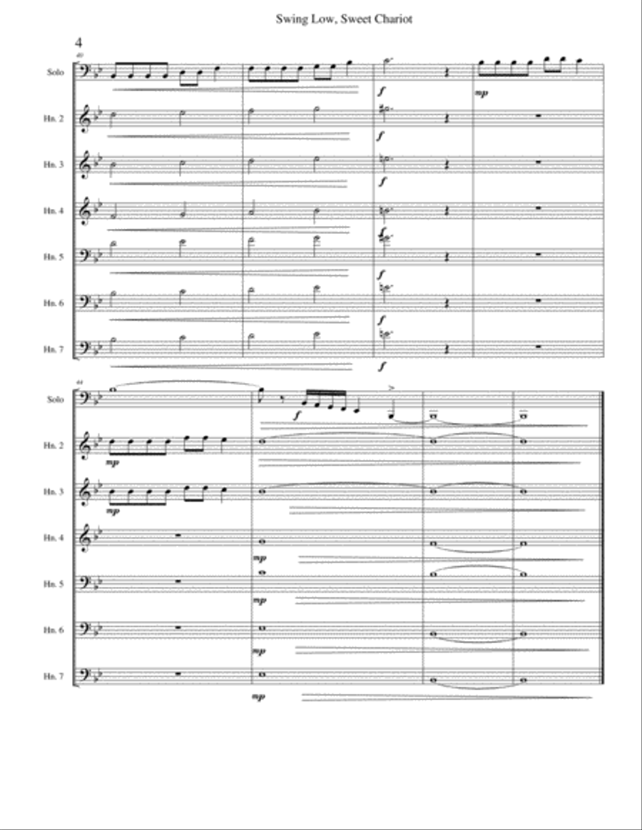 Swing Low Swing Low Brass Ensemble scores gallery preview page 4