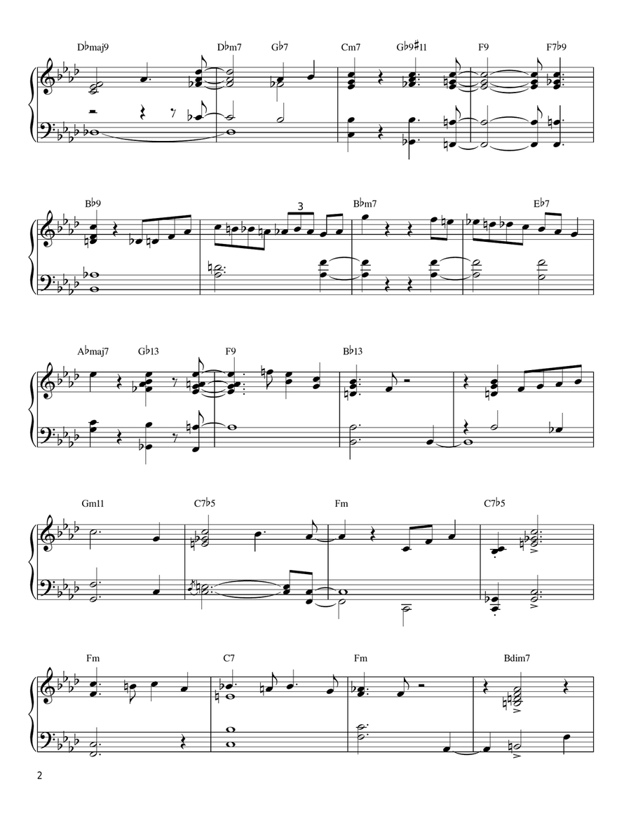 Indiana (Back Home Again In Indiana) Piano Solo scores gallery preview page 2