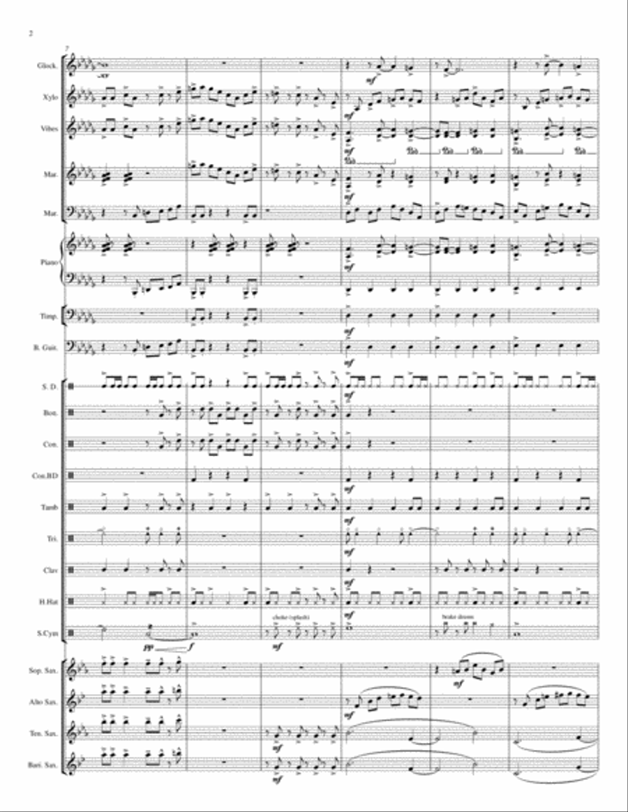 Blue City Scenes Saxophone scores gallery preview page 3
