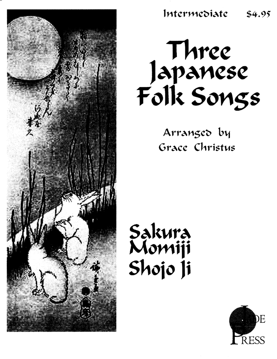Three Japanese Folk Songs Piano Solo scores gallery preview page 1