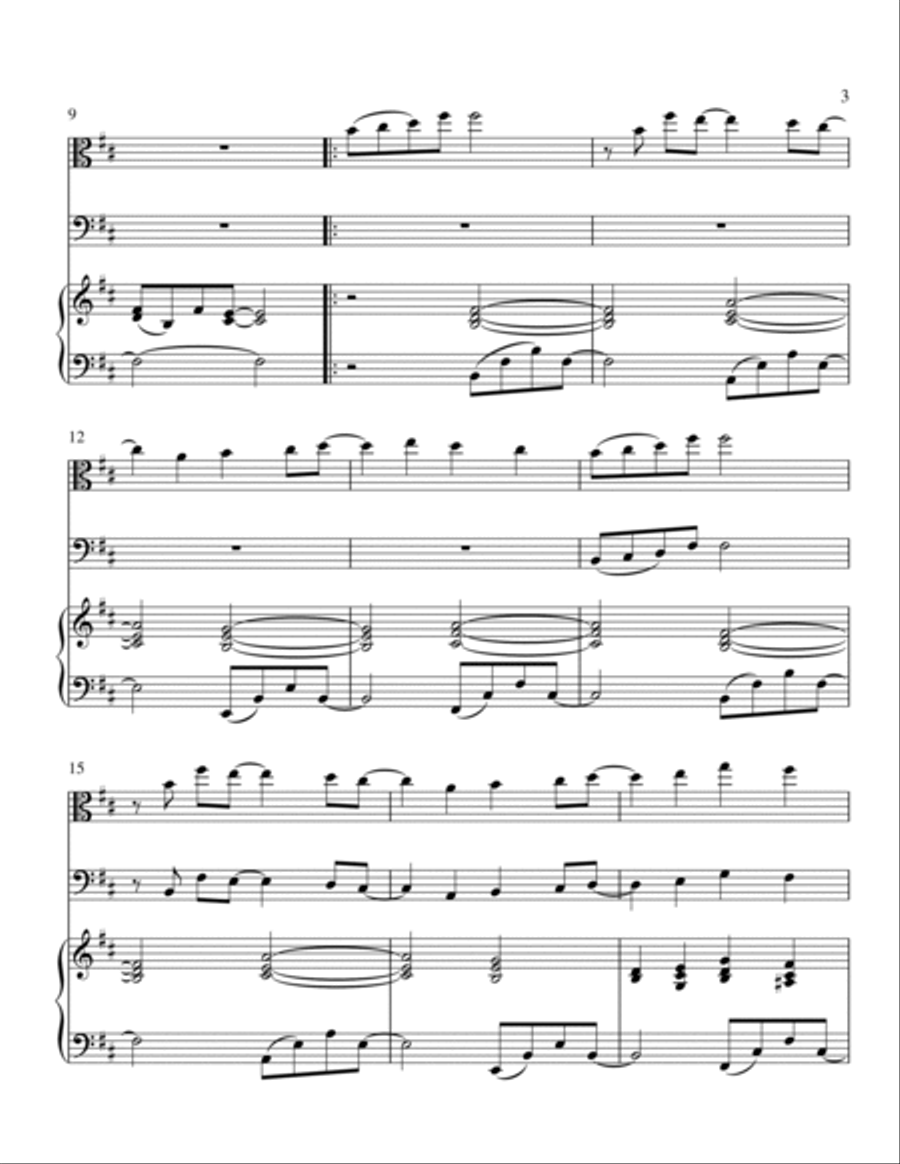 Mary, Did You Know? Small Ensemble scores gallery preview page 3