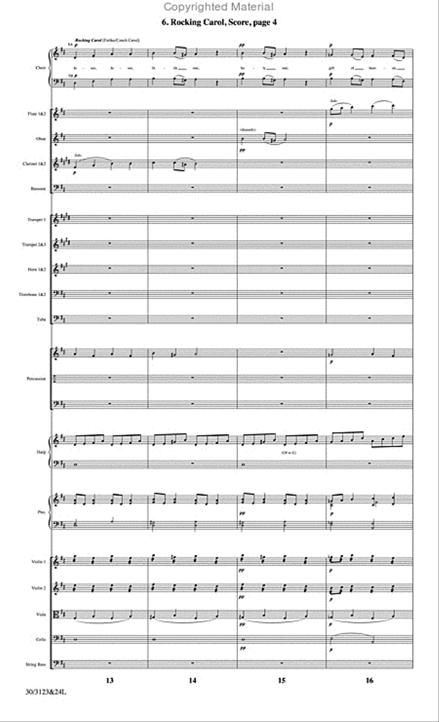The Christmas Story - Set of Parts Choir scores gallery preview page 50