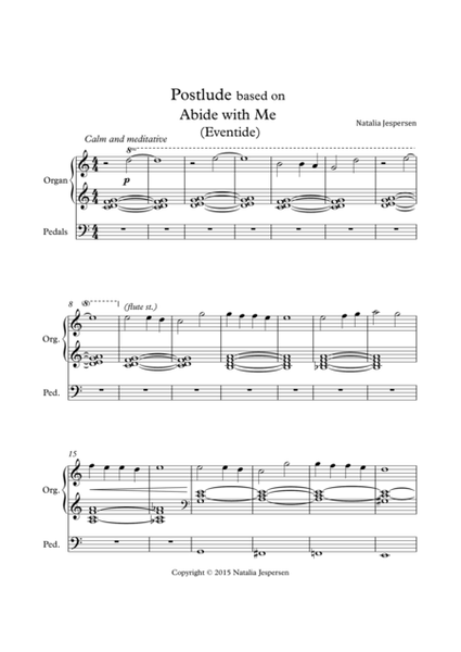 Abide with Me (Postlude) image number null