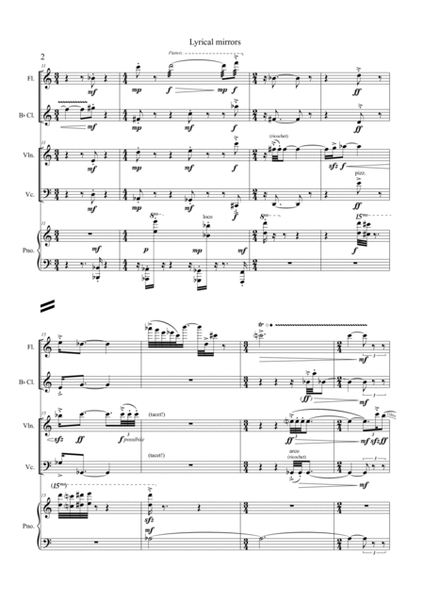 Umberto BOMBARDELLI: Lyrical mirrors (ES-23-012) - Score Only