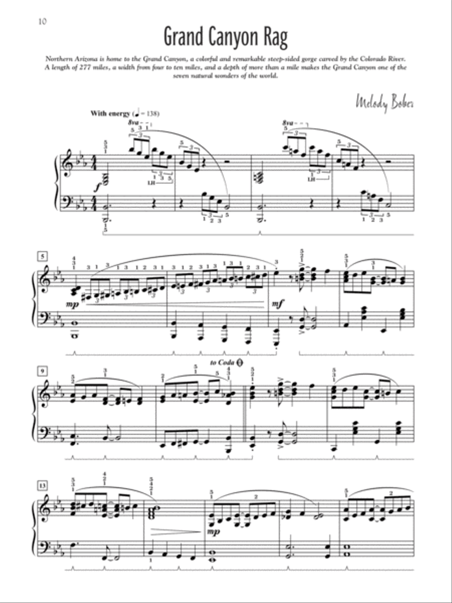 Amazing Arizona! Piano Solo scores gallery preview page 5