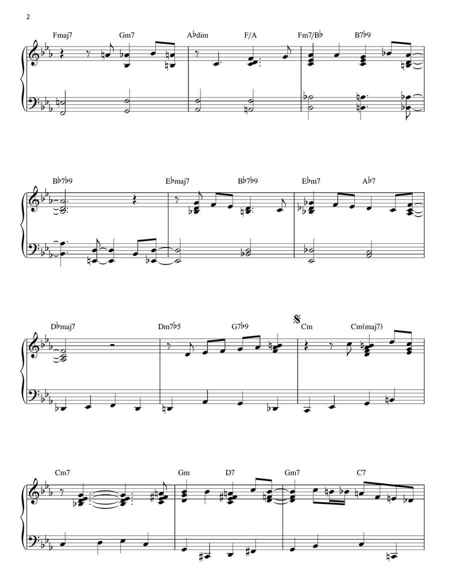Solar Solar Piano Solo scores gallery preview page 2