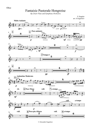 Fantaisie Pastorale Hongroise, op.26, for Flute and Symphony Orchestra (arr.), Set of Parts
