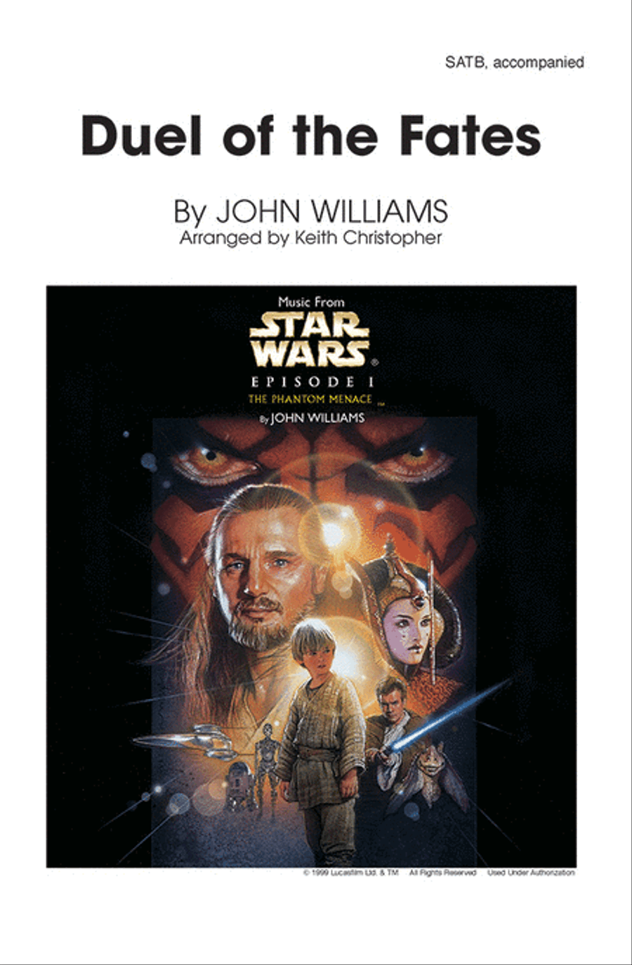 Duel of the Fates 4-Part scores gallery preview page 1