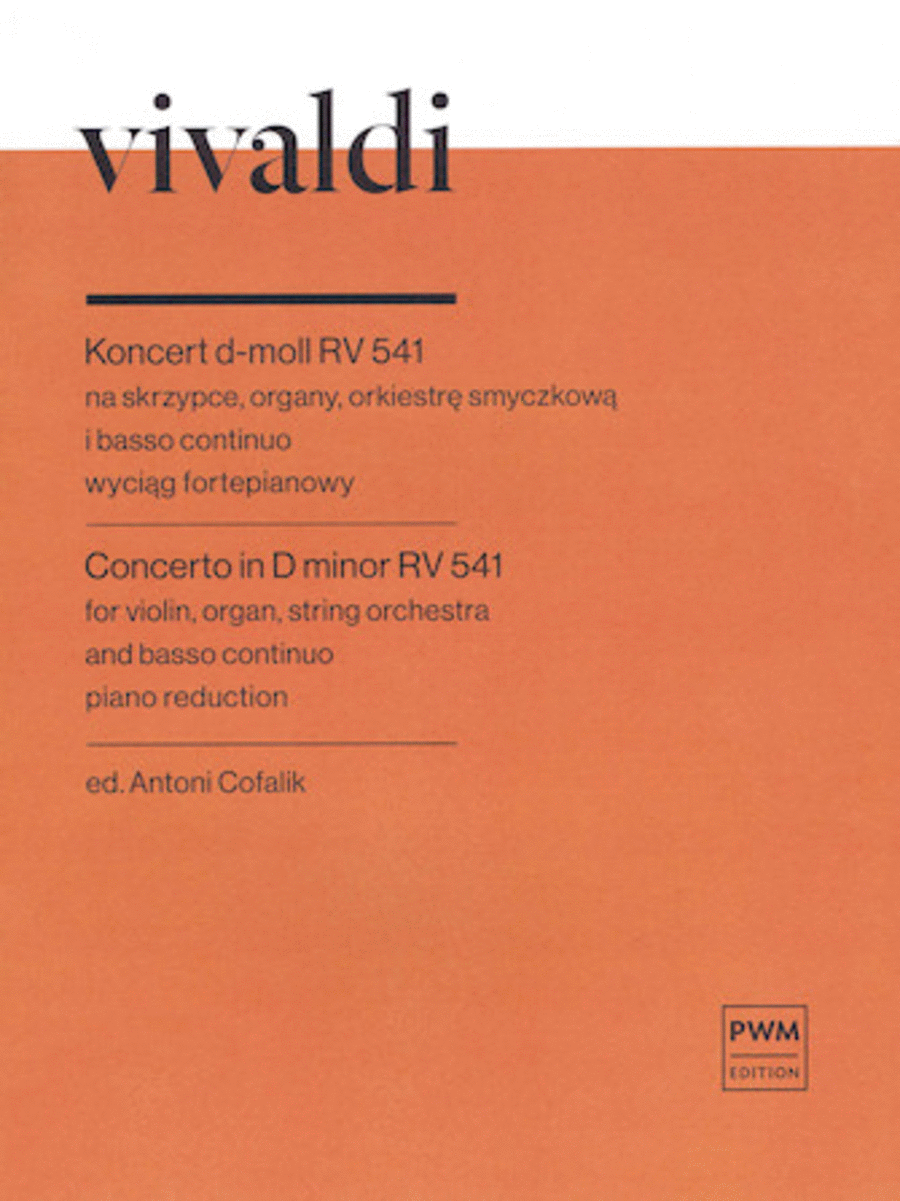 Antonio Vivaldi: Concerto in D Minor RV541