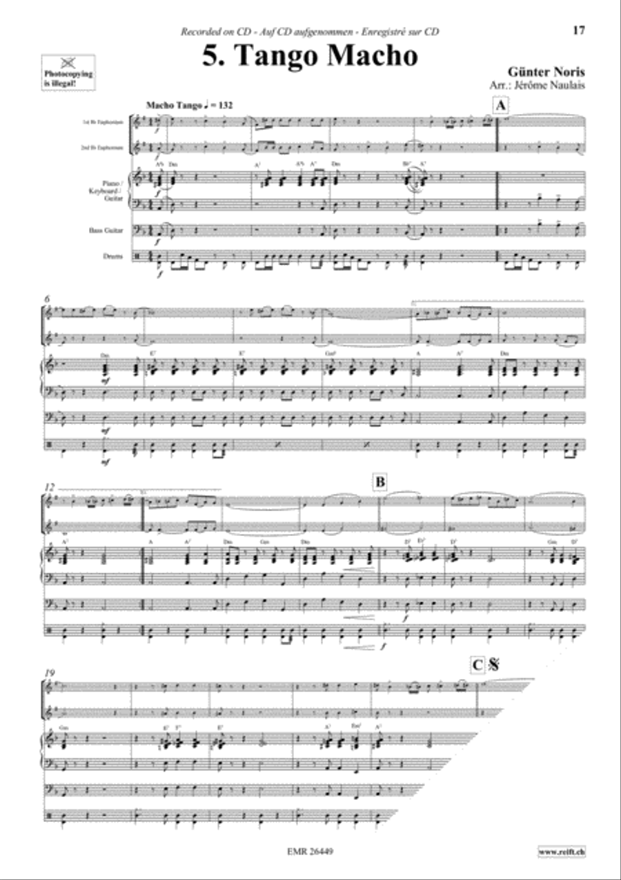 Let's Dance Volume 5 Let's Dance Volume 5 Euphonium Duet scores gallery preview page 7