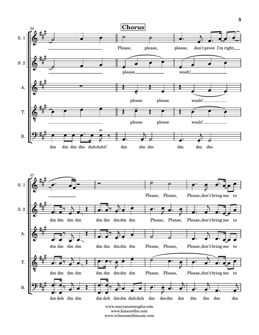 Please Please Please 4-Part scores gallery preview page 5