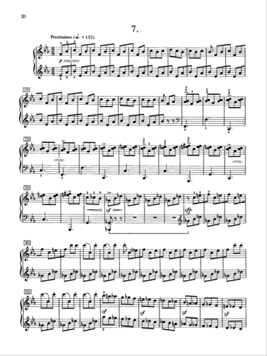 Bagatelles - Opus 5 Piano Solo scores gallery preview page 6