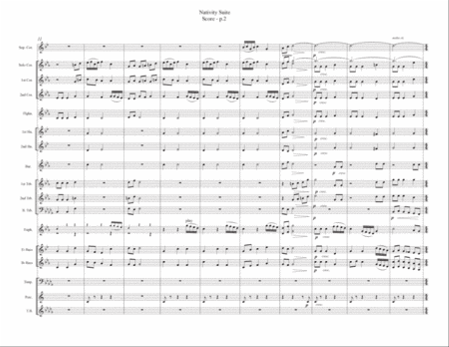 Nativity Suite Nativity Suite Brass Band scores gallery preview page 2