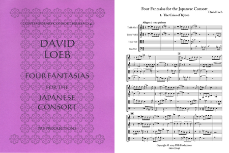 Four Fantasias for the Japanese Consort (score and part set)