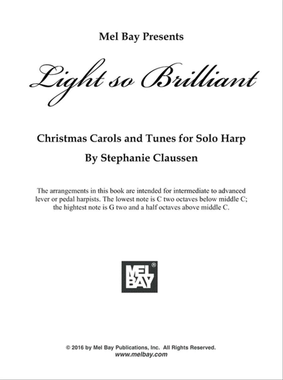 Light so Brilliant Light so Brilliant Pedal Harp scores gallery preview page 2