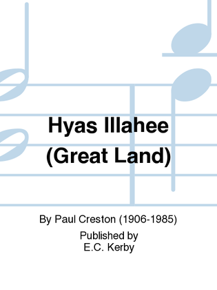 Eck Hyas Illahee Vocal Score (Great Land) 4pt Chorus/Orch