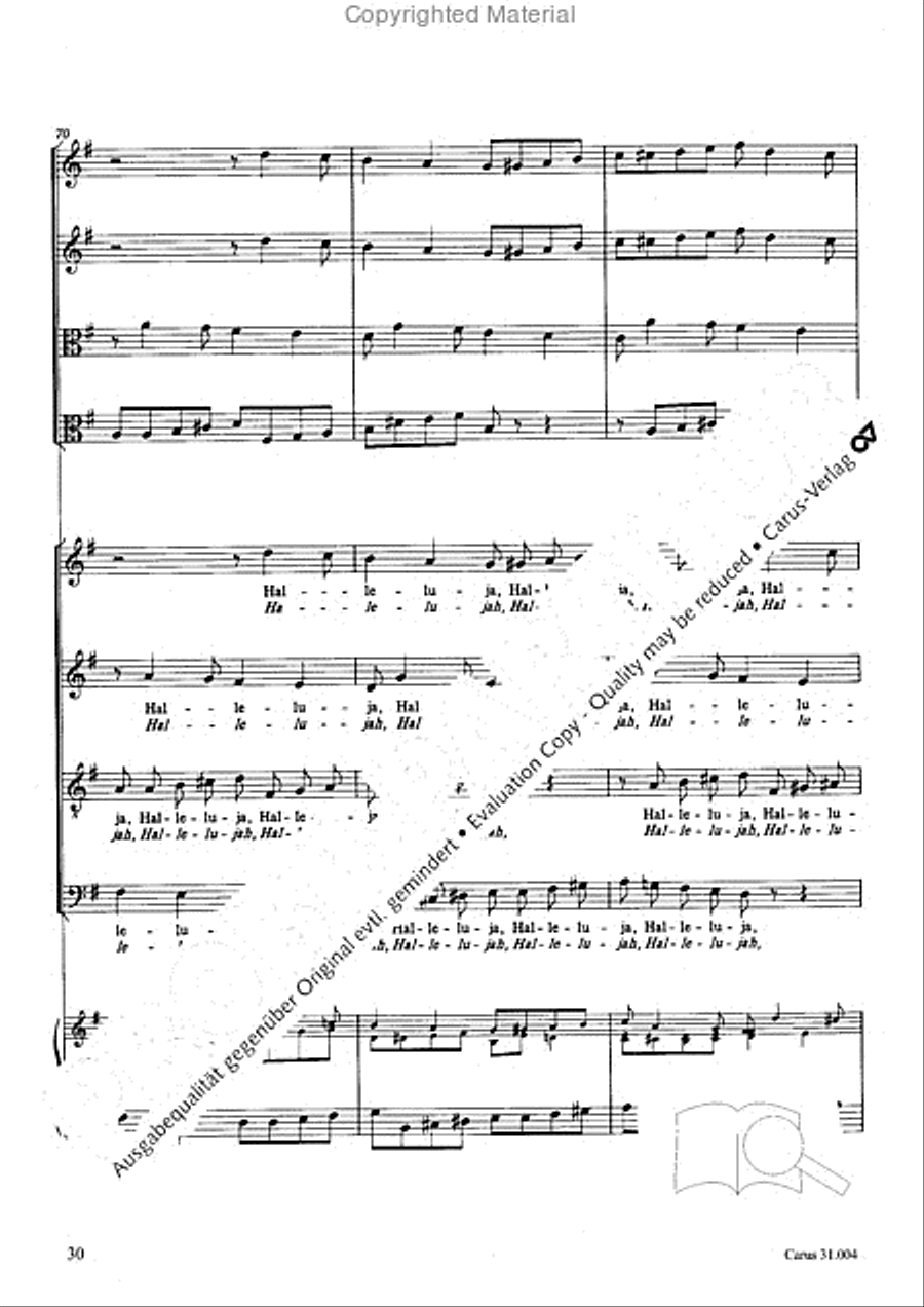 Christ lay in death's cold prison (Christ lag in Todesbanden) 4-Part scores gallery preview page 28