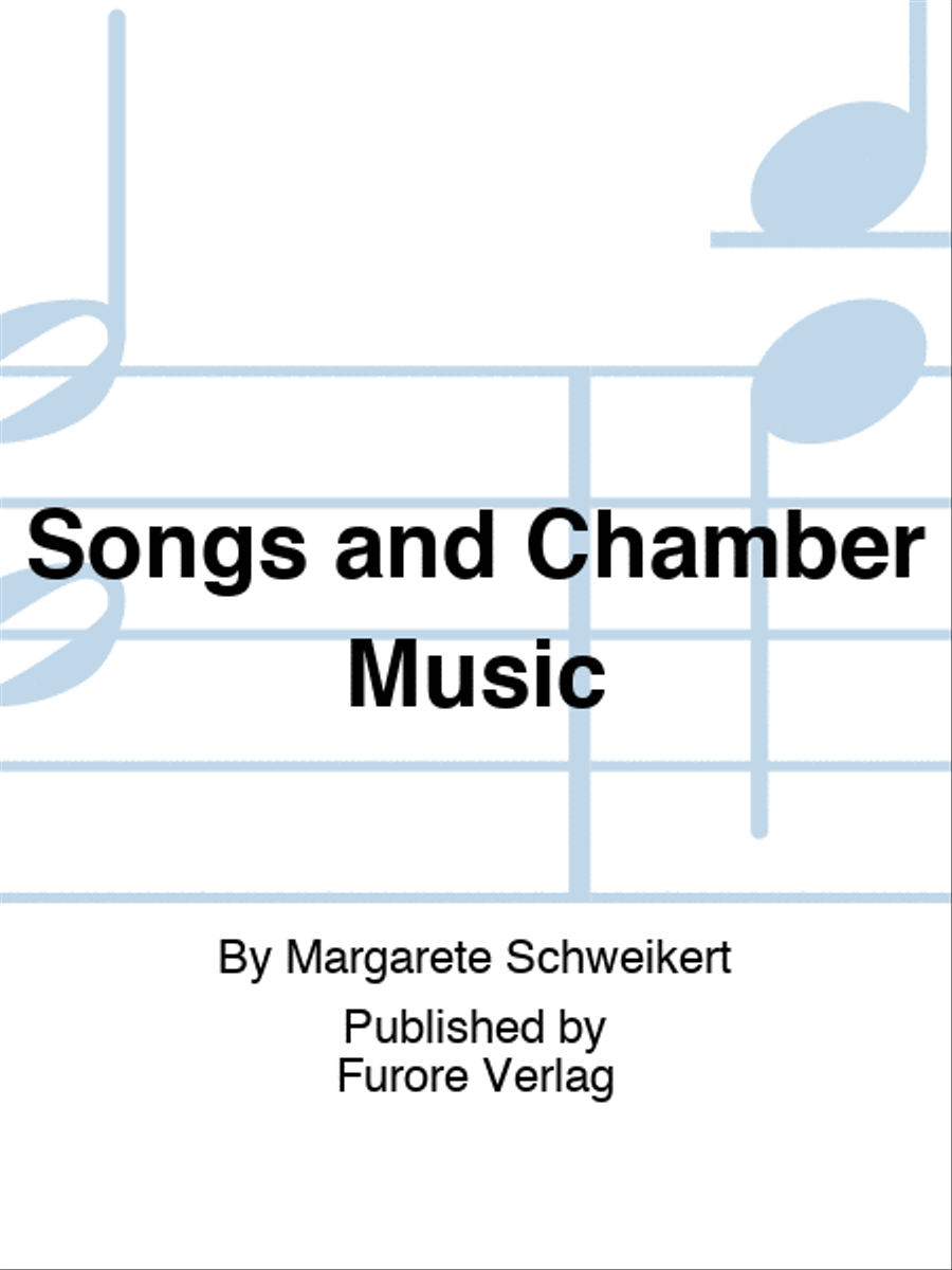Songs and Chamber Music CD scores gallery preview page 1