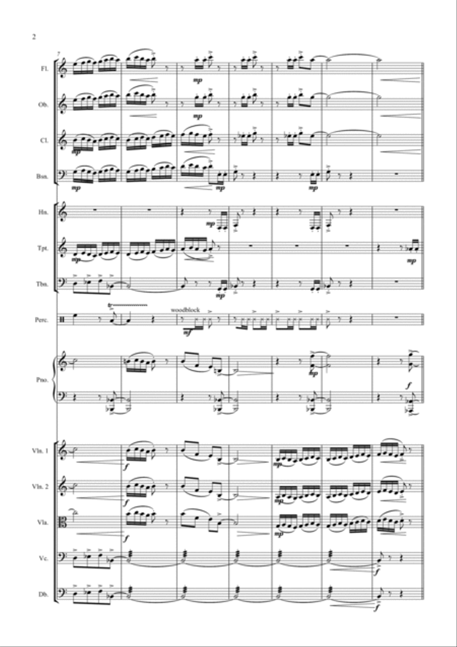 Hustle Bustle Chamber Orchestra scores gallery preview page 2