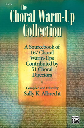 Book cover for The Choral Warm-Up Collection