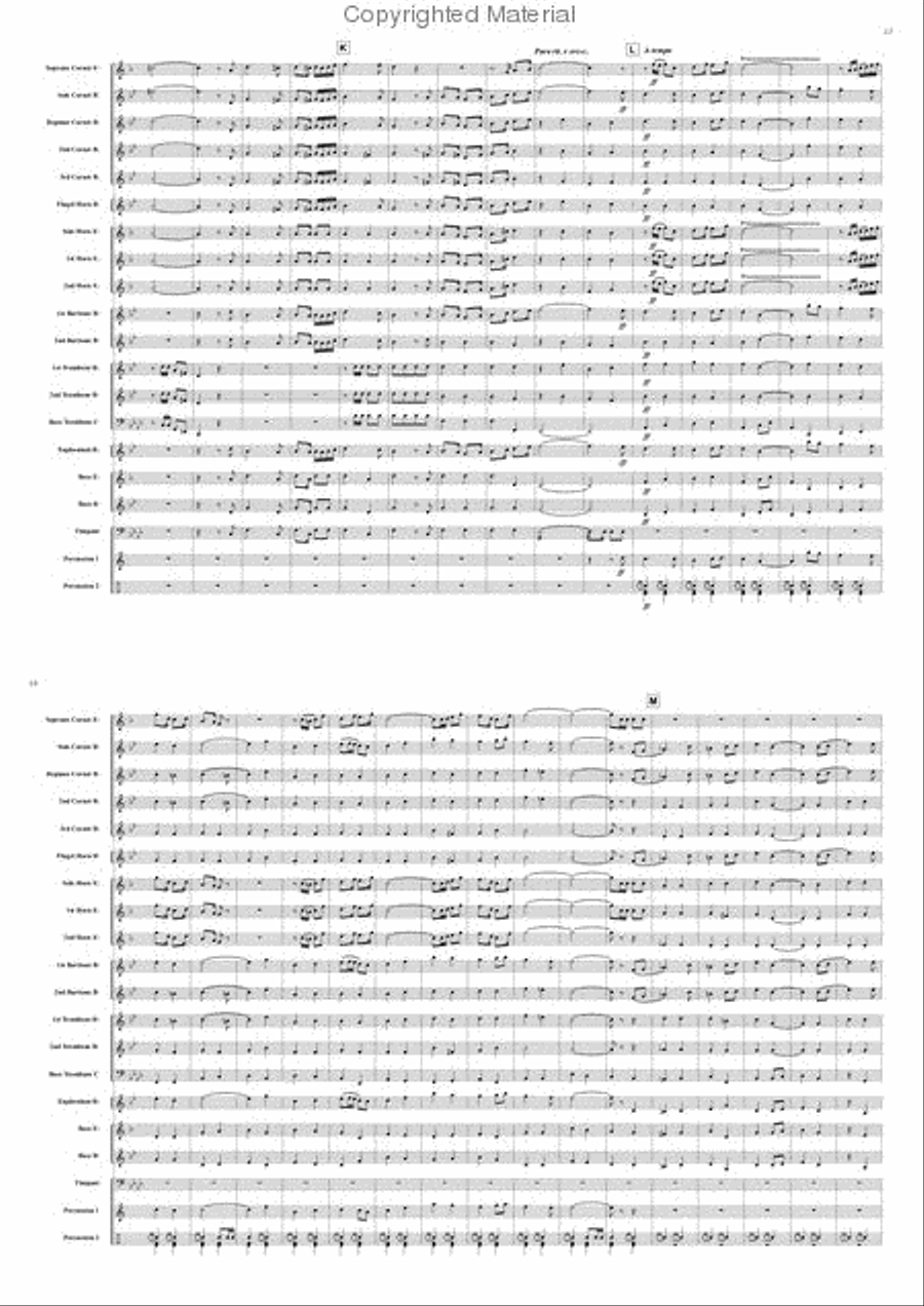 On Wings of Liberty On Wings of Liberty Brass Band scores gallery preview page 7