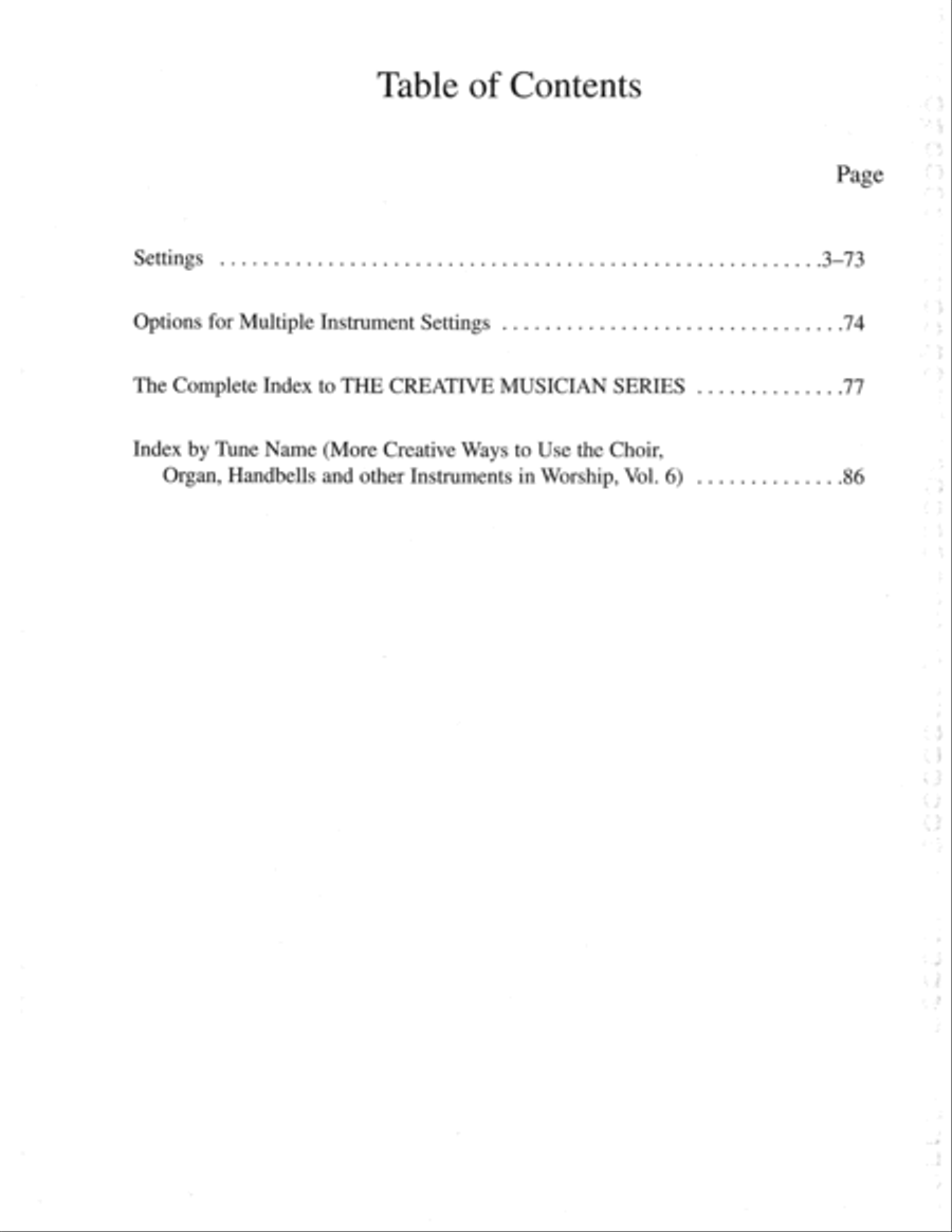 More Creative Ways to Use the Choir, Organ, Handbells and Other Instruments (V-D Choir scores gallery preview page 4