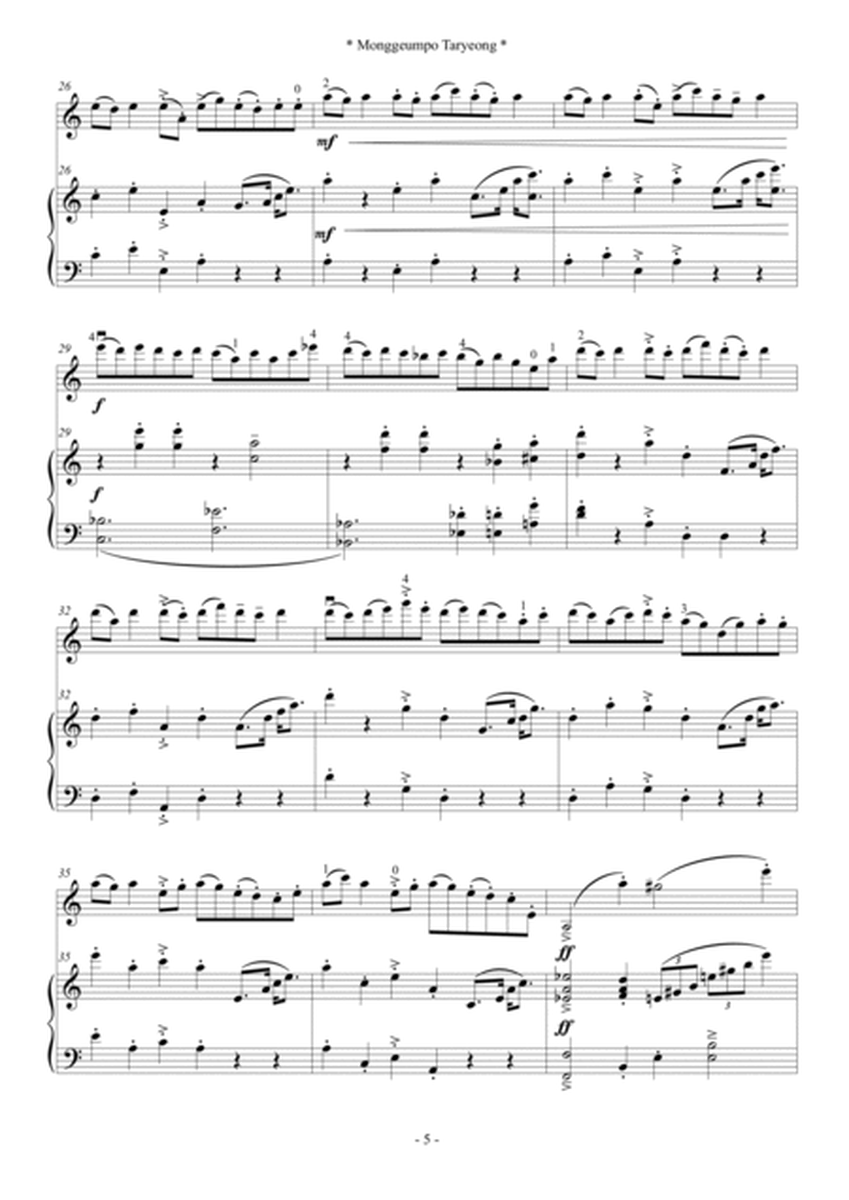Monggeumpo Taryeong (For Violin and Piano) image number null