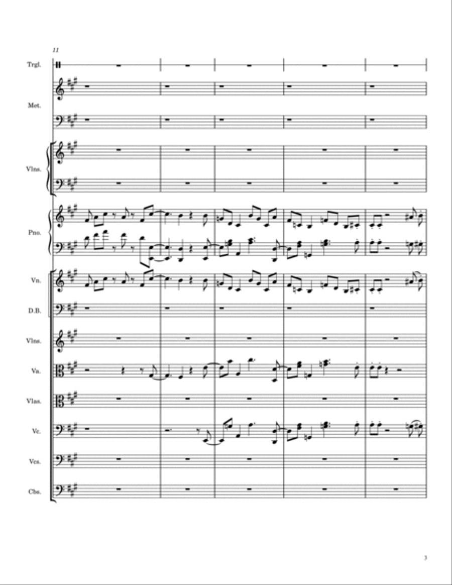 Mii Channel Theme Large Ensemble scores gallery preview page 3